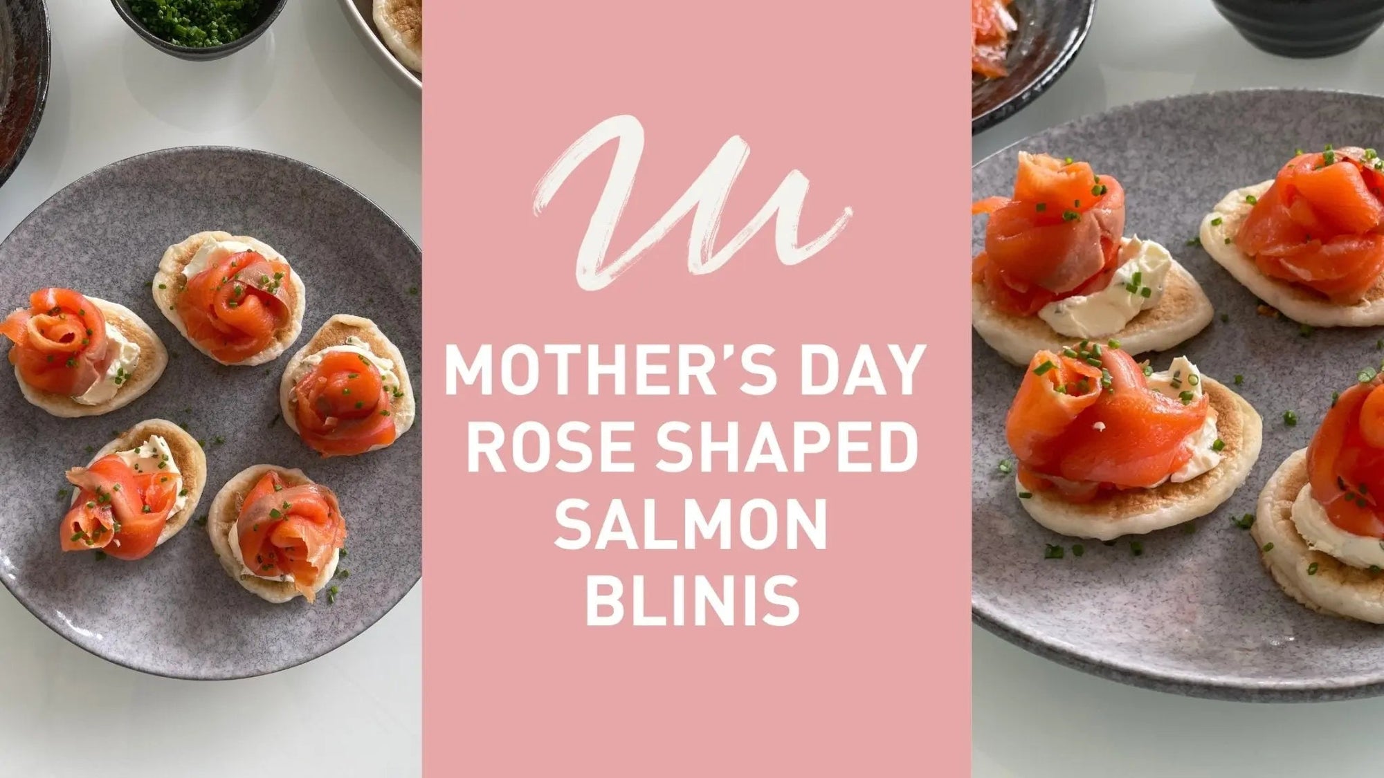 Mother’s Day Rose Shaped Salmon Blinis - Millon Wines