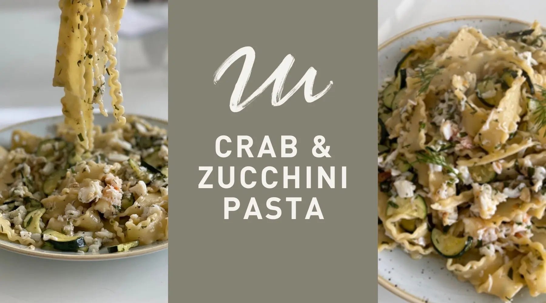 Crab & Zucchini Pasta - Millon Wines